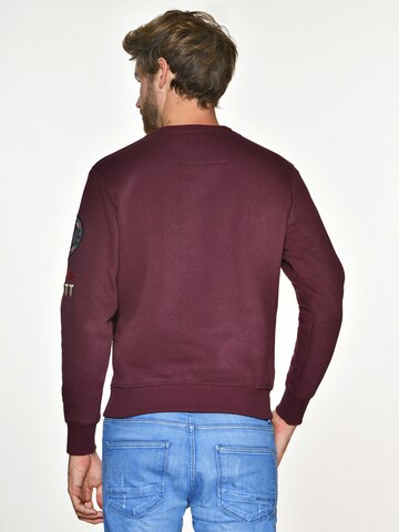 TOP GUN Sweater 'TG-9018' in Rot