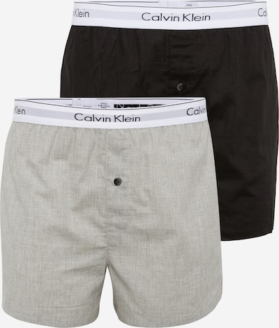 Calvin Klein Underwear Боксерки в сив м�еланж / черно, Преглед на продукта
