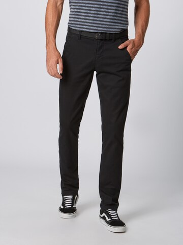 Slimfit Pantaloni chino 'Classic' di Lindbergh in nero