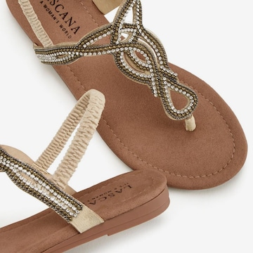 LASCANA Sandal i beige