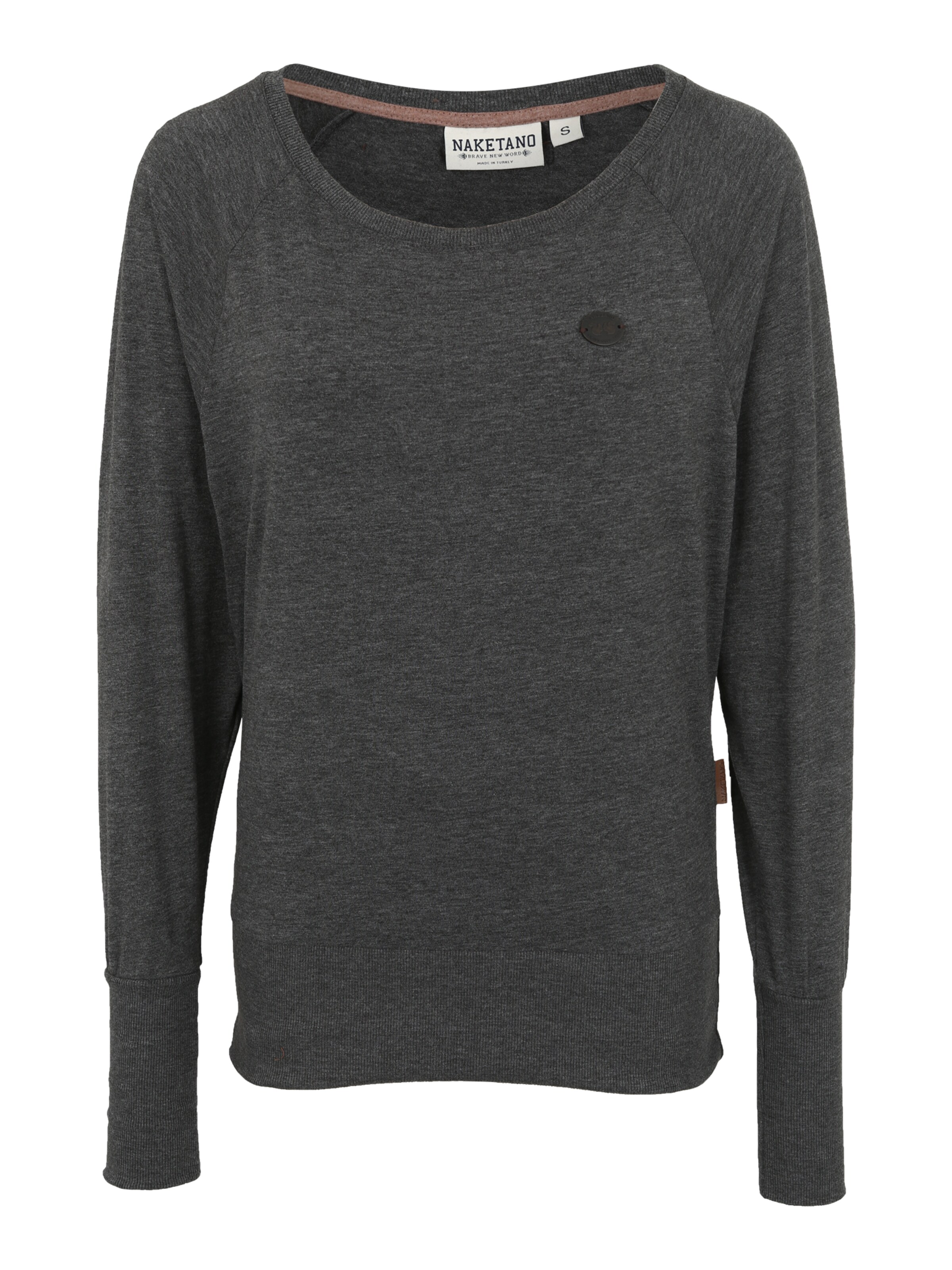 naketano - Trui 'Groupie' in de kleur Antraciet