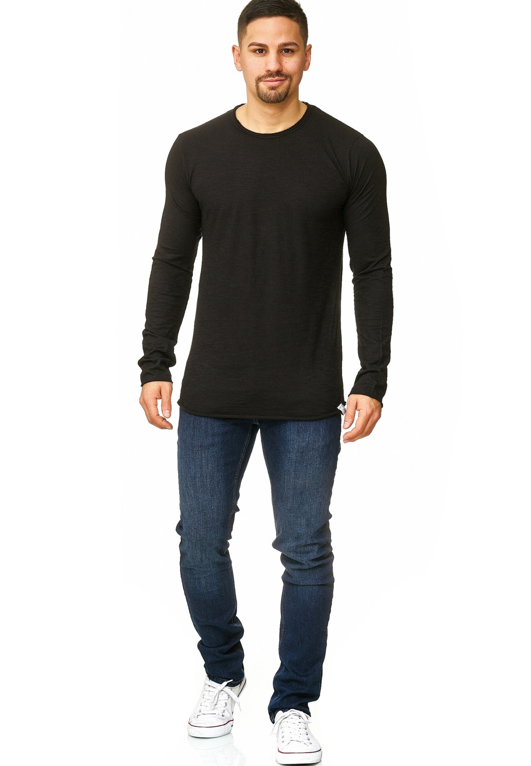 INDICODE JEANS Shirt 'Willbur' in Black