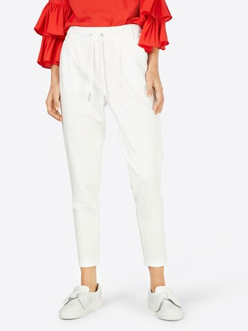 Coupe slim Pantalon à pince 'Poptrash' ONLY en blanc : devant