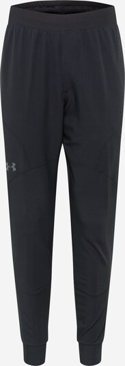 UNDER ARMOUR Sportbroek 'Unstoppable' in de kleur Grijs / Zwart, Productweergave