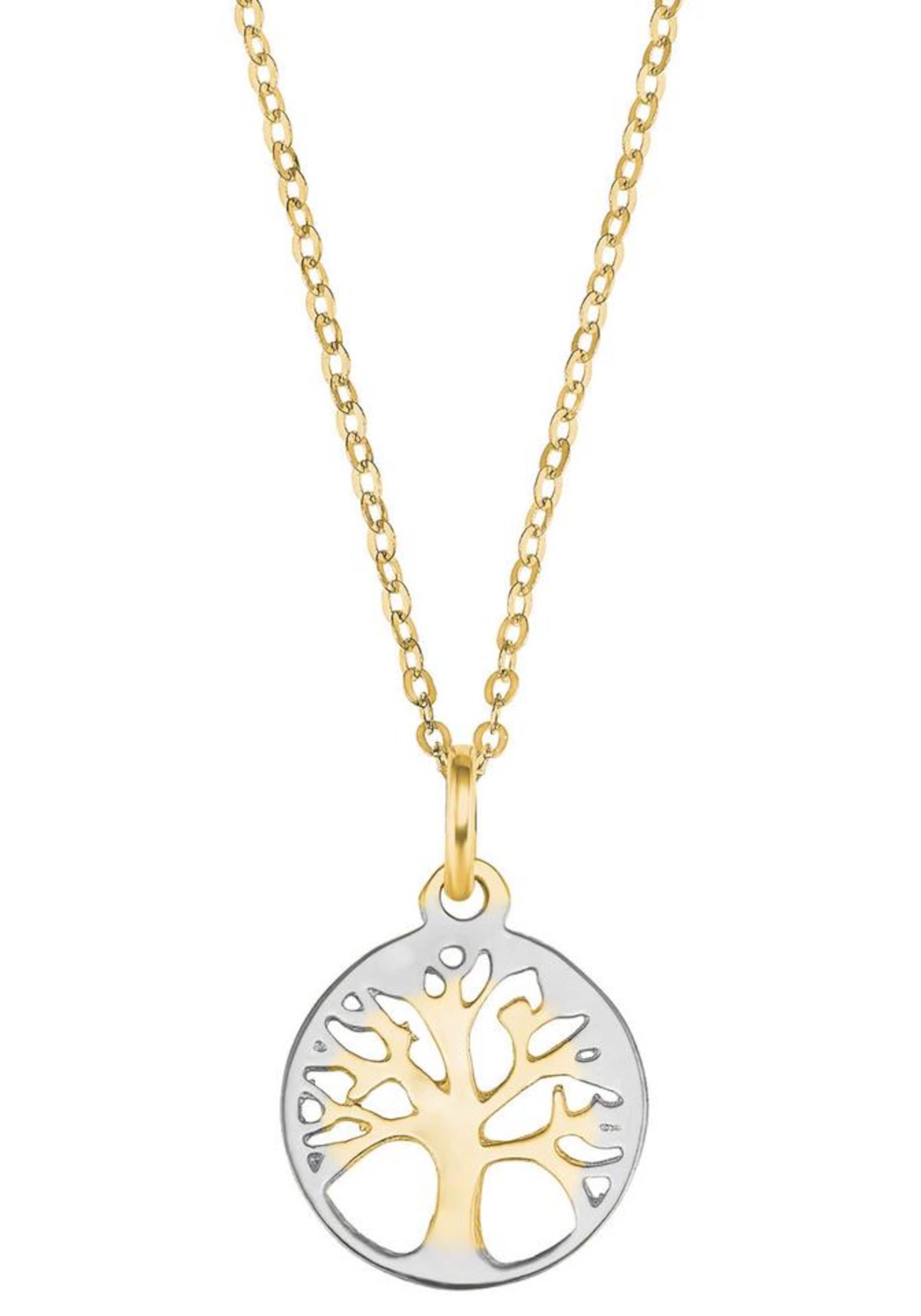 AMOR Kette 'Lebensbaum' in Gold: Vorderseite