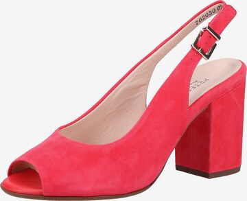 PETER KAISER Slingpumps in Red: front