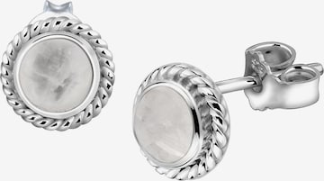 Boucles d'oreilles Nenalina en argent : devant