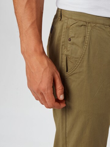 BLEND Slim fit Chino trousers in Green