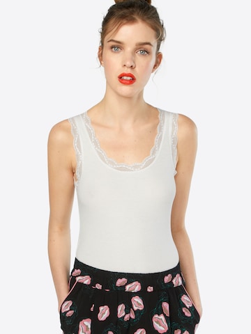 Cream - Top 'Vanessa' en blanco: frente