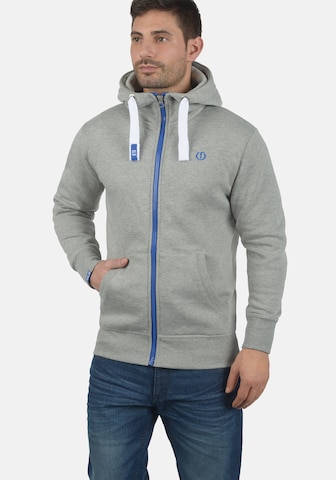 !Solid Sweatjacke 'Benn' in Grau: Vorderseite