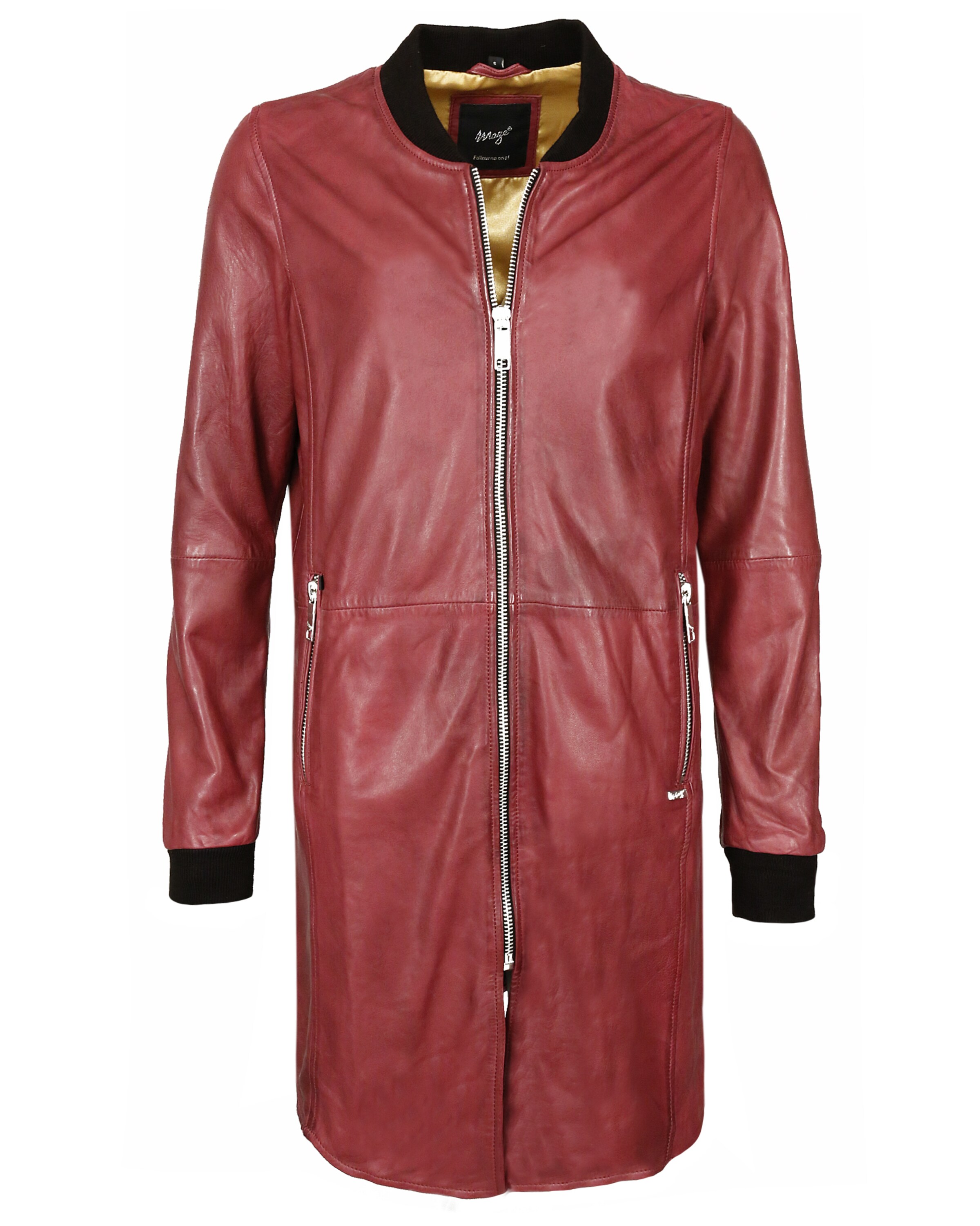 Maze Between-seasons coat 'Louisiana' in Red: front