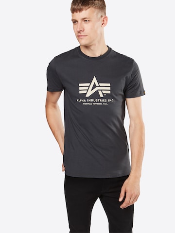 ALPHA INDUSTRIES Shirt in Grijs