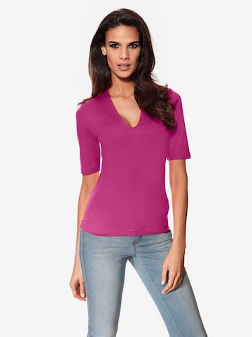 heine Shirt in Roze: voorkant