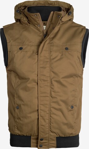 Redefined Rebel Vest 'Mario' in Beige: front