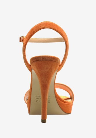 Sandales à lanières EVITA en orange