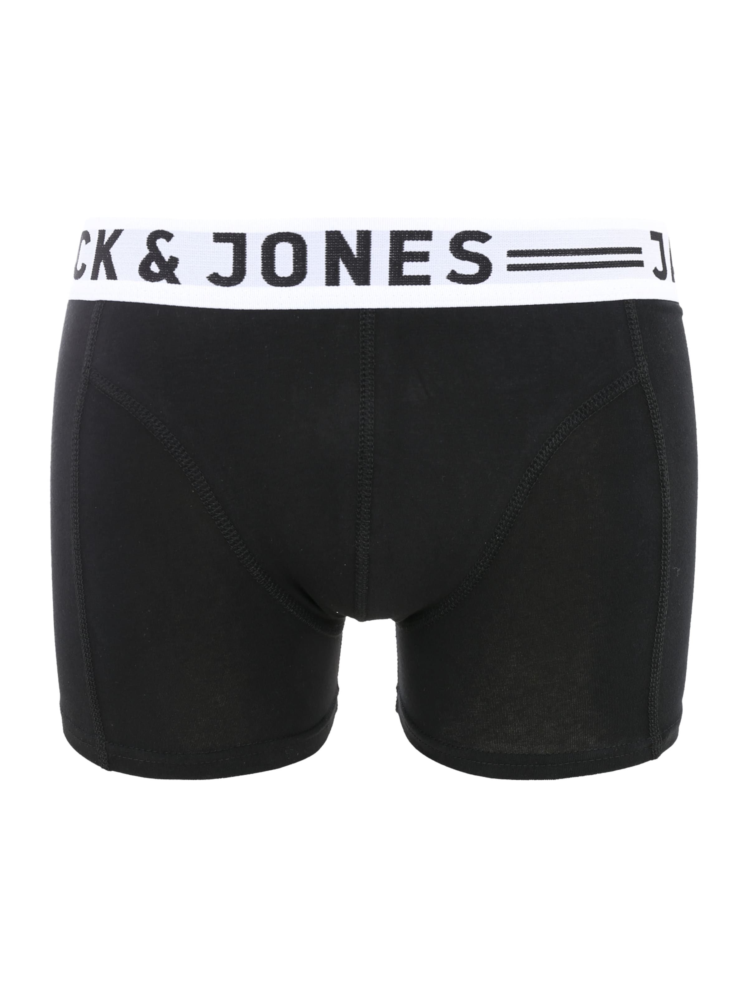 JACK & JONES Boxershorts 'Sense' in Zwart: voorkant