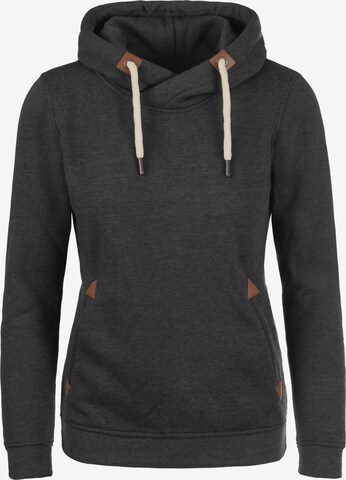 DESIRES Sweatshirt 'Vicky Hood' in Grey: front