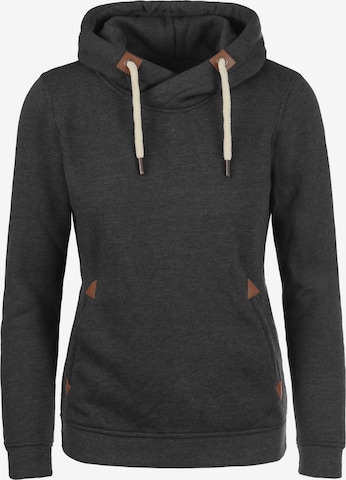 DESIRES Sweatshirt 'Vicky Hood' in Grey: front