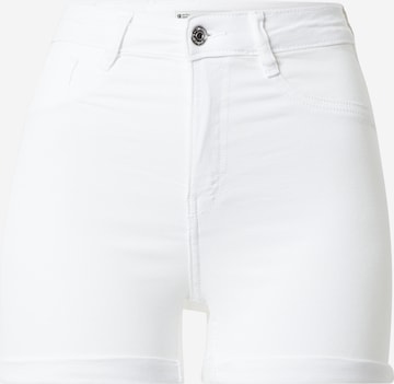 Gina Tricot Skinny Shorts 'Molly' in Weiß: predná strana