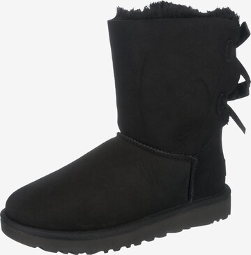 UGG Snowboots 'Bailey Bow II' in Zwart: voorkant