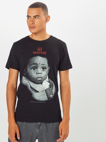 T-Shirt 'Lil Wayne Child' Mister Tee en noir : devant