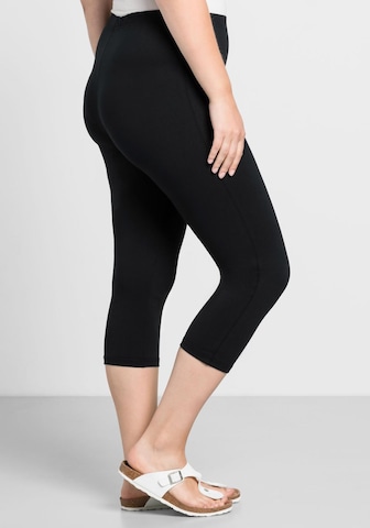 SHEEGO Skinny Leggings in Schwarz