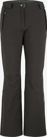 CMP Boot cut Outdoor Pants in Black: front