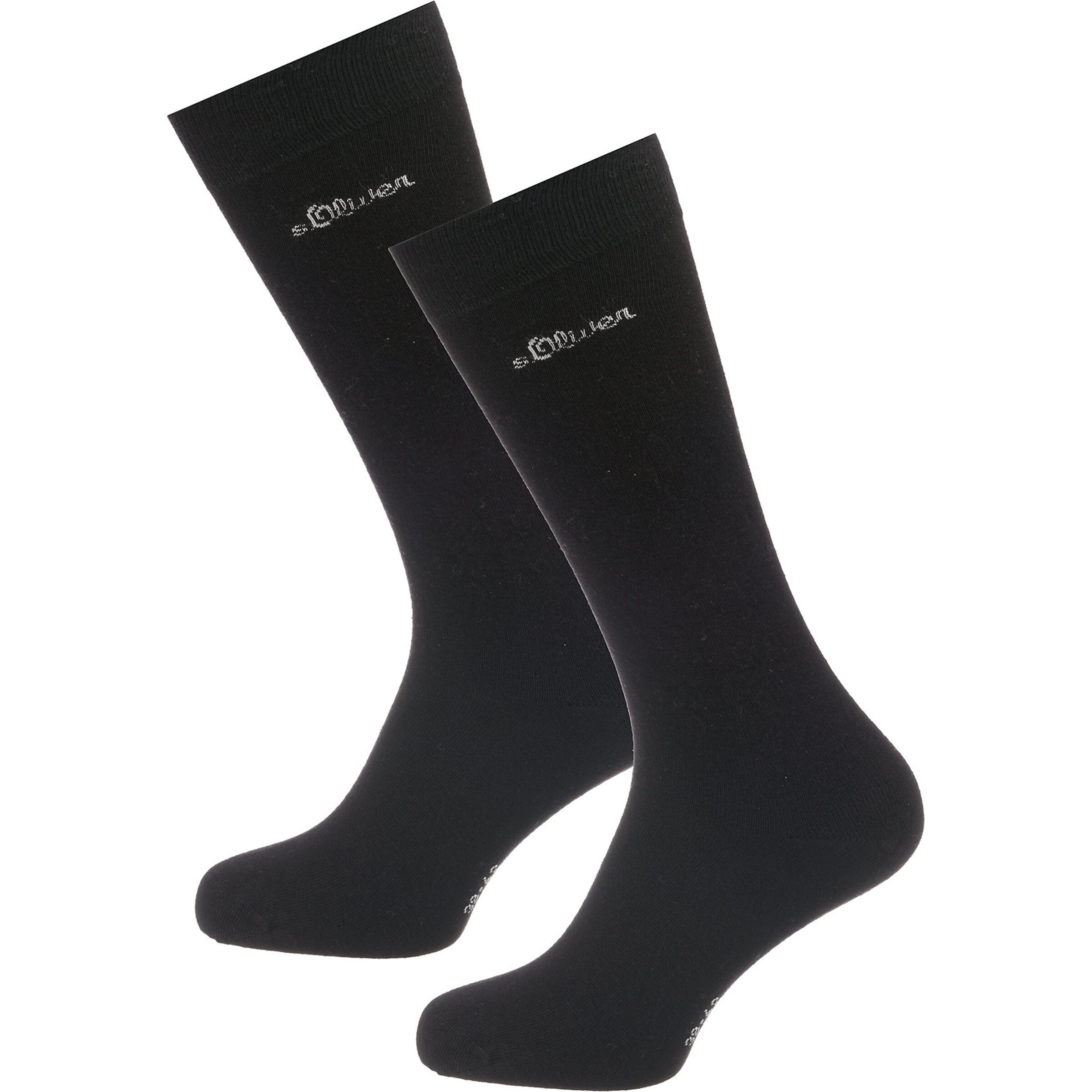 s.Oliver - Kniestrümpfe in schwarz