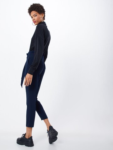 Tapered Pantaloni cu dungă de la TOM TAILOR pe albastru: spate