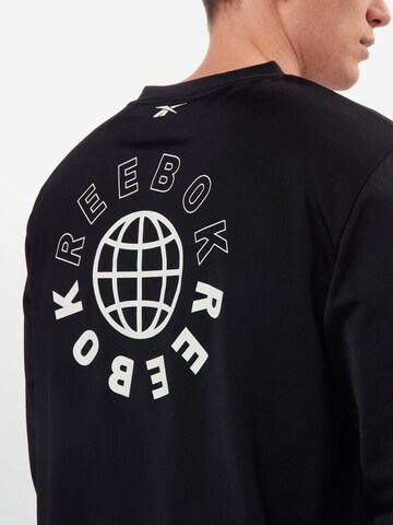 Maglia funzionale di Reebok in nero