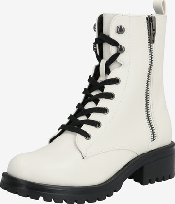 CALL IT SPRING Lace-Up Ankle Boots 'RIDERR' in White