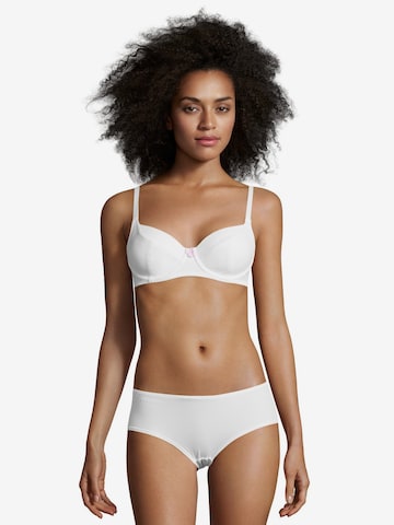 PETITE FLEUR Balconette Bra in White