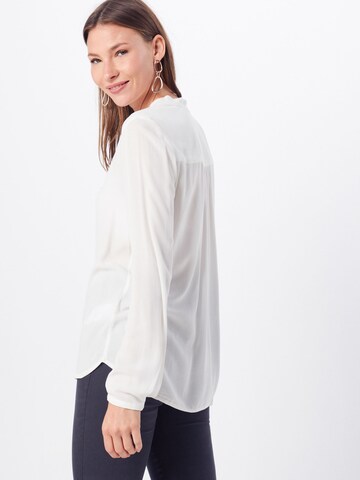 QS Blouse in Wit: terug