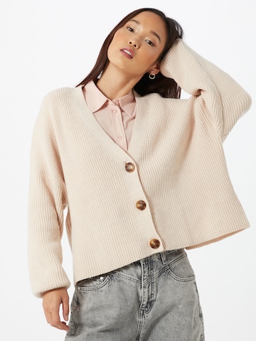 ABOUT YOU Knit Cardigan 'Kimberly' in Beige: front