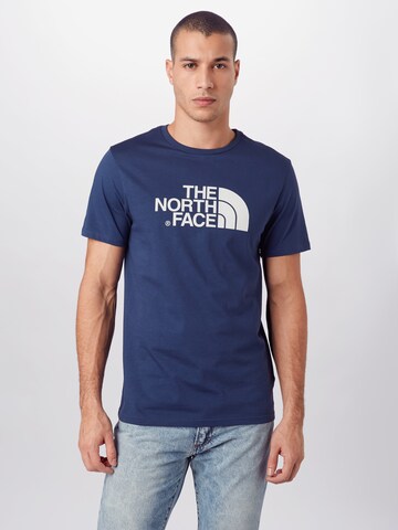 THE NORTH FACE Regular fit Majica 'Easy' | modra barva: sprednja stran