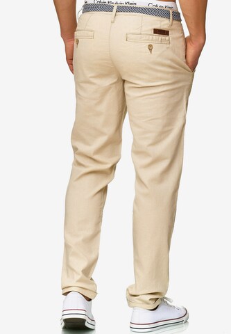 Regular Pantalon 'Haverfiel' INDICODE JEANS en beige