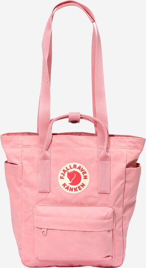 Fjällräven Sac bandoulière 'Kanken' en rose clair / rouge feu / blanc, Vue avec produit