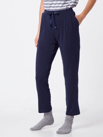 SCHIESSER Spodnie od piżamy w kolorze niebieski: przód
