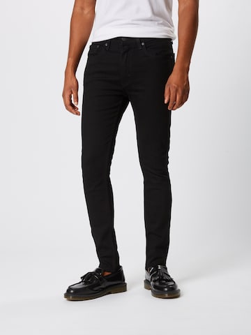 LEVI'S ® Skinny Jeans '519 Ext Skinny Hi Ball' i svart