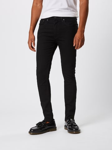 LEVI'S ®Skinny Traperice '519 Ext Skinny Hi Ball' - crna boja