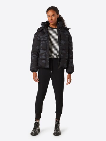 Urban Classics Winter Jacket in Black