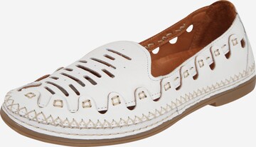 COSMOS COMFORT Classic Flats in White: front