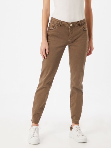 MOS MOSH Regular Pants 'Sumner Jewel' in Brown: front