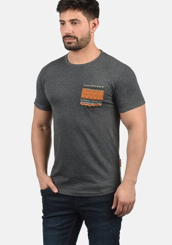 INDICODE JEANS Shirt 'Paxton' in Grijs: voorkant