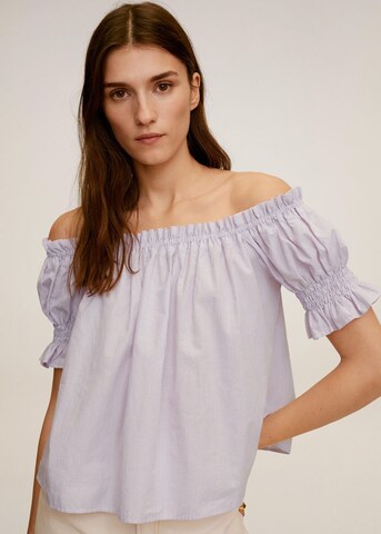 MANGO Blus 'Manuela' i lila