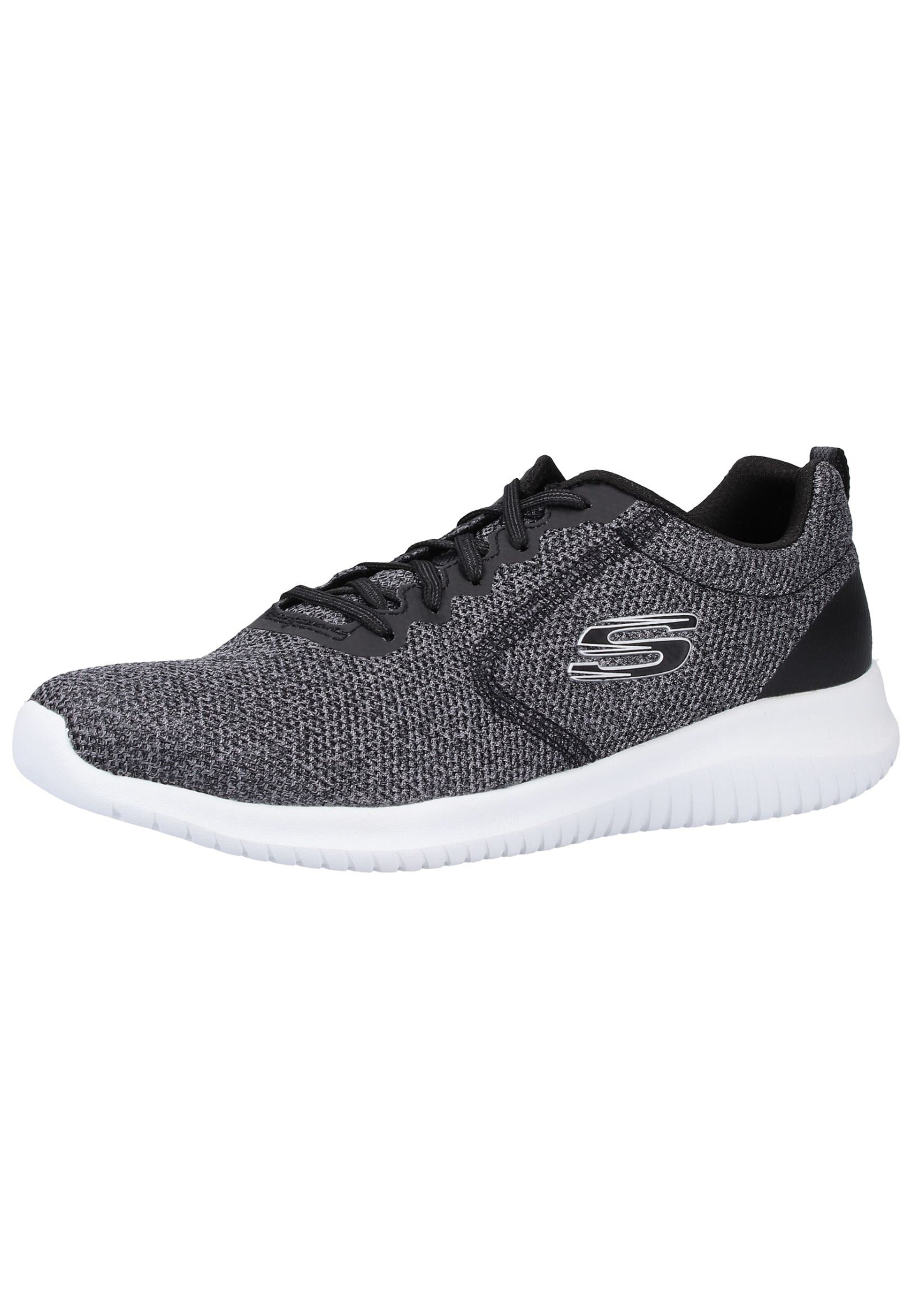 SKECHERS - Sneakers laag in de kleur Zwart gemêleerd