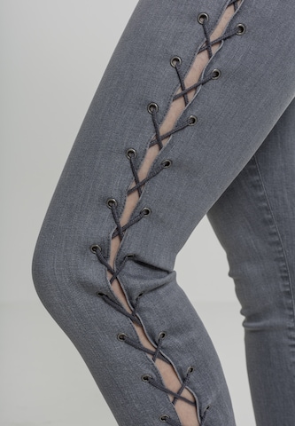 Urban Classics Skinny Jeans i grå