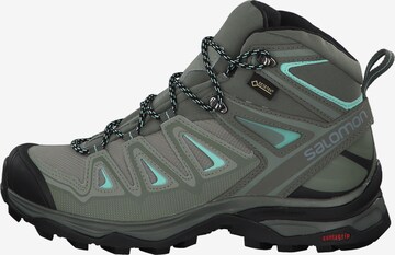 SALOMON Wanderschuhe 'X Ultra 3' in Grün