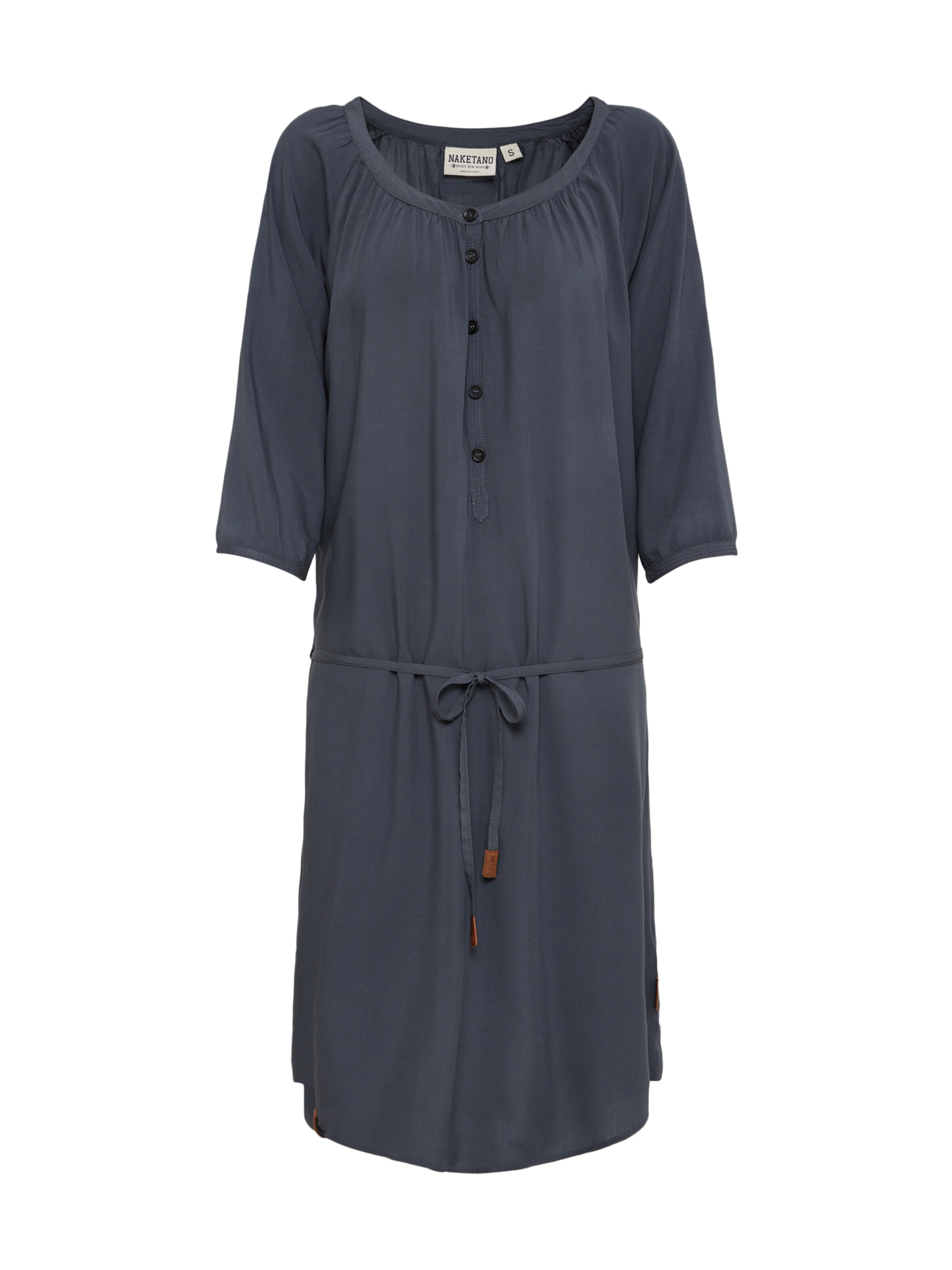 naketano - Blousejurk in de kleur Duifblauw