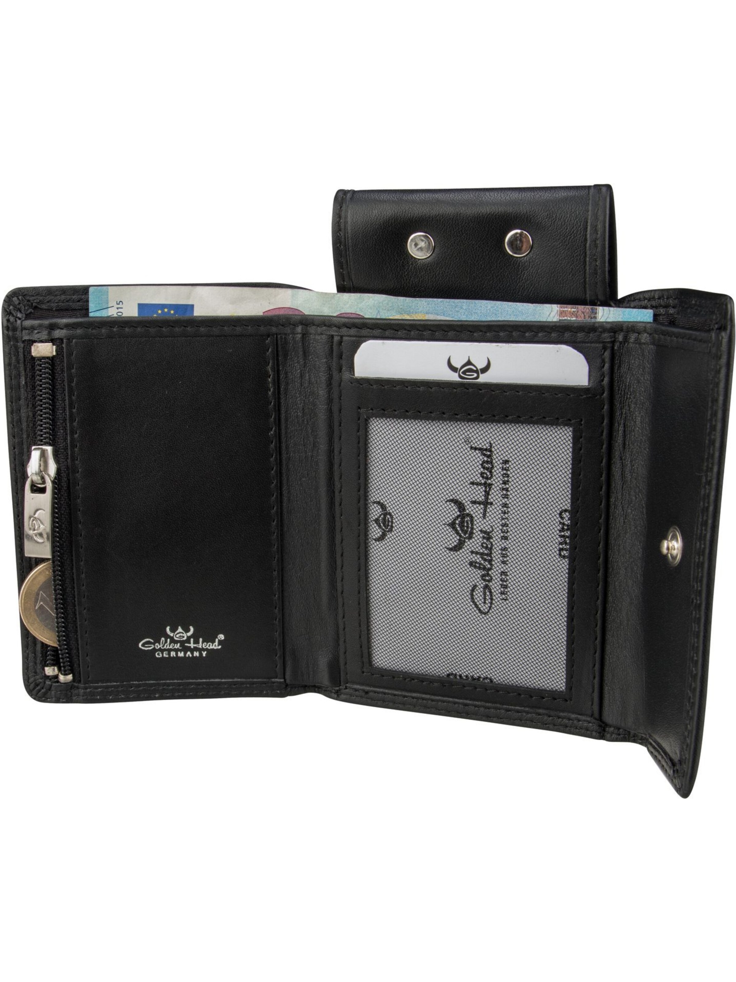 Portachiavi 'Polo' di GOLDEN HEAD in nero